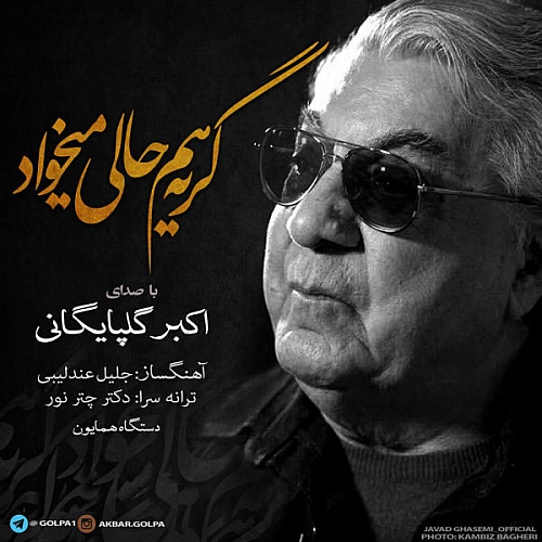 آهنگ جدید گلپا به نام گریه هم حالی میخواد